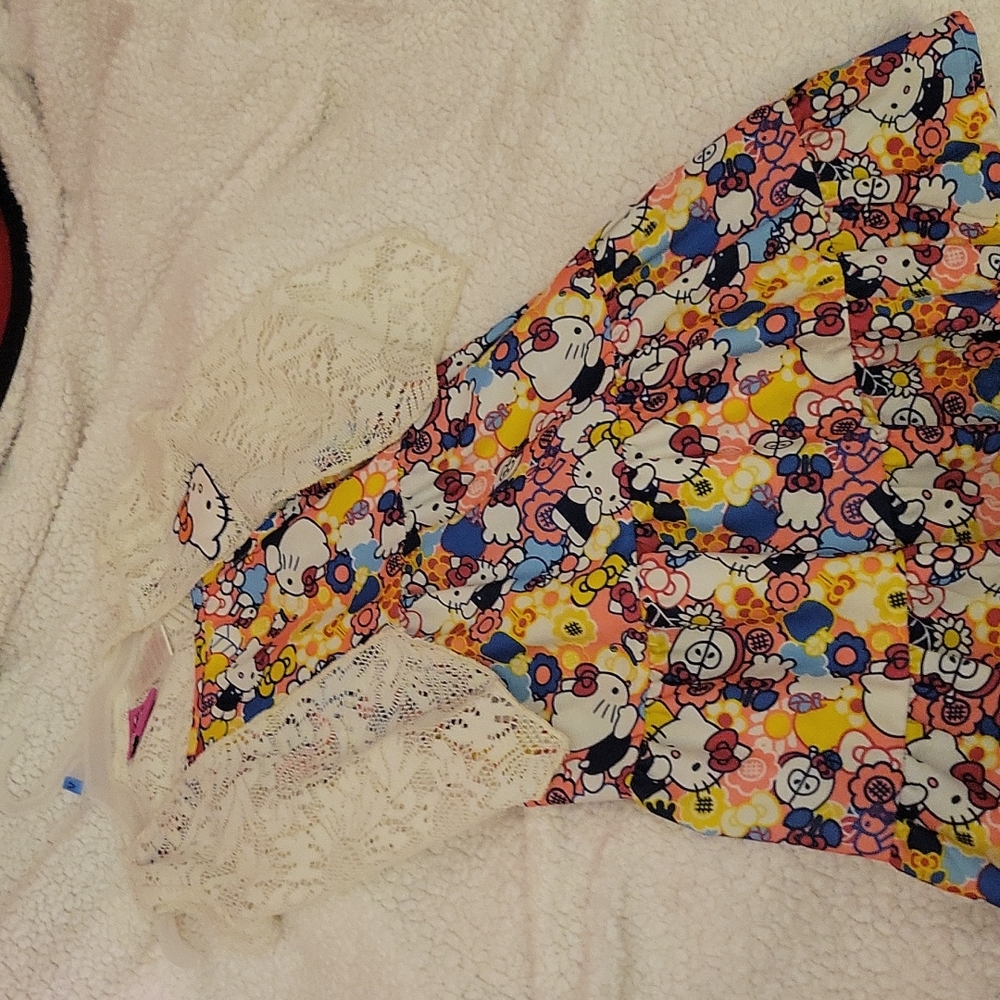 Hello Kitty dress w sheer jacket